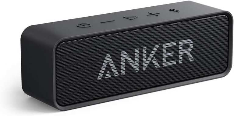 Anker Soundcore Bluetooth Speaker Upgraded Version with 24H Playtime, IPX5 Waterproof, Stereo Sound - Sold by AnkerDirect UK/ FBA