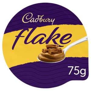 Cadbury Chocolate Dessert 75g Flake/Buttons/Mini Eggs/Daim - Nectar Price