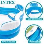 Intex 56475NP - Inflatable Swim Center Family Lounge, 90 x 90 x 26 inches, Multi-color