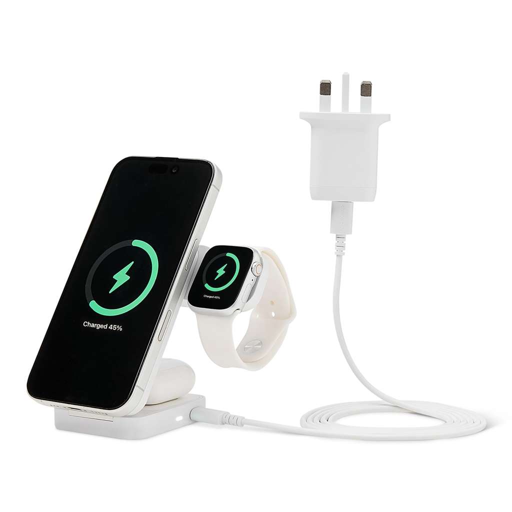 Amazon Basics 25W Qi2.2 3-in-1 Charger £27.55 | Hotukdeals