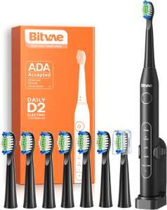 Bitvae D2 Ultrasonic Electric Toothbrush - (with £3 off voucher) sold by Clevo FB Amazon
