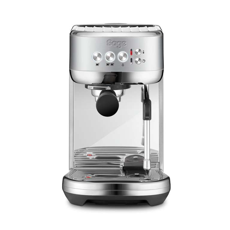 Sage Bambino Plus Pump Espresso Coffee Machine in Black Stainless Steel