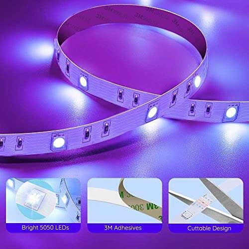Govee LED Strip Lights 20m, RGB Colour Changing LED Strip Lights with Remote 20m & Control Box £17.99 @ Sold by Govee UK fulfilled by Amazon