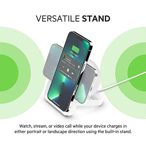 Belkin SoundForm Charge, Wireless Charger, Bluetooth Speaker +Wireless Charging Stand +Built-in Microphone - £12.99 @ Amazon