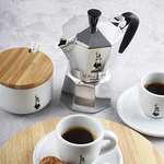Bialetti Moka Express Caffettiera in Alluminio, 6 Cups, Acciaio Inossidabile, Argento - £28.86 @ Amazon
