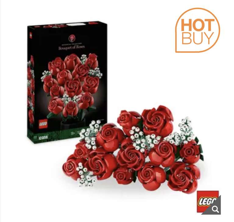Lego Icons Bouquet of Roses - Model 10328