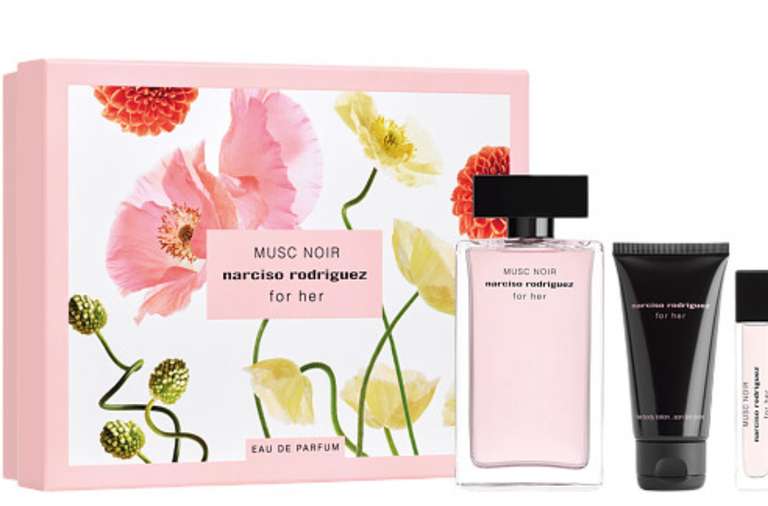 Narciso Rodriguez For Her Musc Noir Eau de Parfum Spray 100ml Gift Set further reduced with code