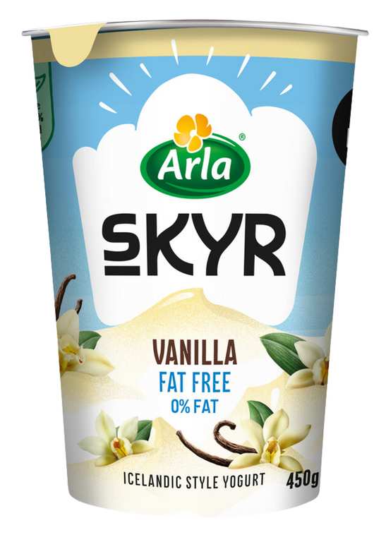 Arla Skyr Peach & Passionfruit or Vanilla 450g (Ebbw Vale)