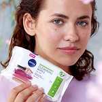 NIVEA Biodegradable Cleansing Wipes Dry Skin (40 sheets) £2.50 / Subscribe and save £2.25 @ Amazon