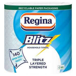 Waitrose Regina Blitz 3 Ply Towels 2x70 sheets - £2.75 @ Waitrose