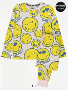 £5 SMILEYWORLD Matching Family Valentines Kids Pyjamas @ Asda George + Free Click & Collect