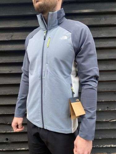 The North Face Men's Outdoor Full Zip Hybrid Jacket Tradewinds Grey - Happy Sport Ltd