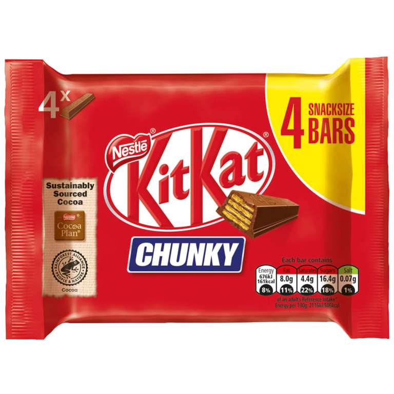 Kitkat chunky 4pk - Sunderland