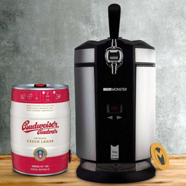 1 x Beer Monster Draught Tap Machine & Free Budweiser 5L Keg - £98.99 at checkout with automatic discount free delivery @ Discount Dragon