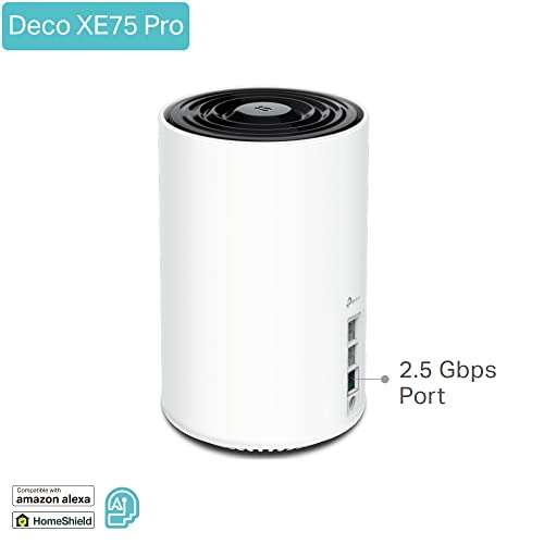 TP-Link Deco XE75 Pro AXE5400 Whole Home Tri-Band Mesh Wi-Fi 6E System, Gigabit Ports £359.99 @ Amazon