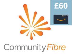 150Mbps Fibre Broadband - £19.99pm + £9.95 setup - Get £60 Gift Card + £55 Cashback - 12mths £249.83 ( London areas) @ TCB / Community Fibre