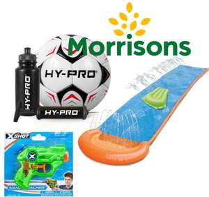 Up To 50% Off Morrisons Toy Sale Examples Below (Football Set For £3 etc.) In Store (Selected Online)