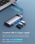 Baseus USB C Hub 7 in 1 Adapter with 4K@60Hz HDMI, PD 100W, 3 USB-A 3.0 5Gbps with voucher