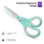 8" Titanium Bonded Multipurpose Scissors 3 Pack with Ultra Sharp Blades Heavy Duty Sold by SafreRest - FBA