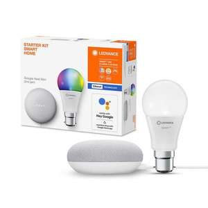 Google Nest Mini & Ledvance Smart+ Bluetooth lightbulb