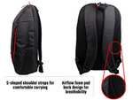 Acer Nitro Urban gaming laptop backpack - (fits laptops up to 15.6 Inch, water resistant, black)