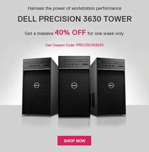 Grade A Refurbished Dell Precision 3630 Tower - No OS w/code