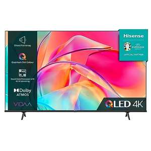 Used good Hisense 75 Inch QLED Smart TV 75E7KQTUK - Quantum Dot Colour, 60Hz VRR 2023 - Discount at checkout - Sold by Amazon Warehouse