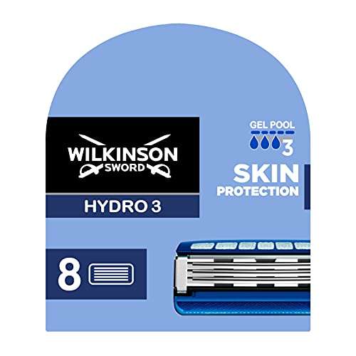 Wilkinson sword hydro 3 razor blades 8 pack £6.85 / £6.51 Subscribe & Save @ Amazon