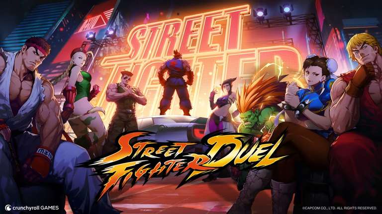 Street Fighter Duel X Monster Hunter. FREE on iOS & Android from CrunchyRoll Capcom Games