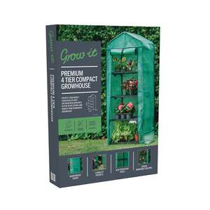 Westland 4 tier compact greenhouse, Free C&C