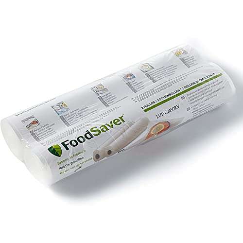 Foodsaver Vacuum Rolls | 2 x (28 cm x 5.5 m) - £12.99 @ Amazon