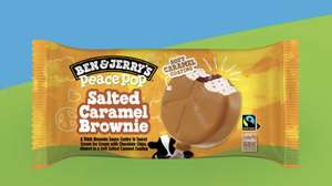 Ben & Jerry's Salted Caramel Brownie Peace Pop 80 ml x 3