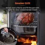 Tower T978505 Smoker Grill XL with Charcoal and Smoker, Black £133.49 @ Amazon
