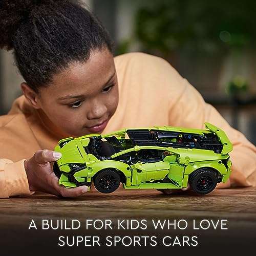 LEGO 42161 Technic Lamborghini Huracán Tecnica Toy Car Model Kit, Racing Car Building Set