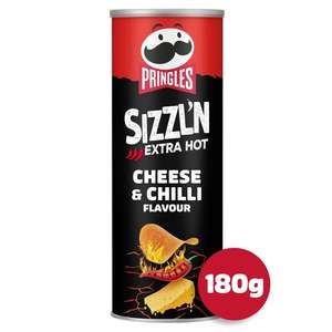 Pringles Sizzl'n Cheese & Chilli - 180g - £1.39 Instore @ Farmfoods [Ipswich / Spennymoor]