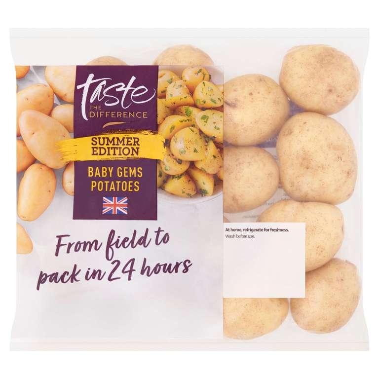 Sainsbury's British Gems New Potatoes, Taste the Difference 750g Nectar Price