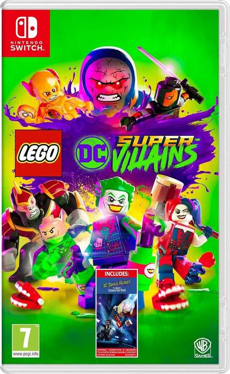 LEGO DC Super-Villains Incl. DC Super Heroes TV Character Pack DLC (Nintendo Switch Physical Game Card)