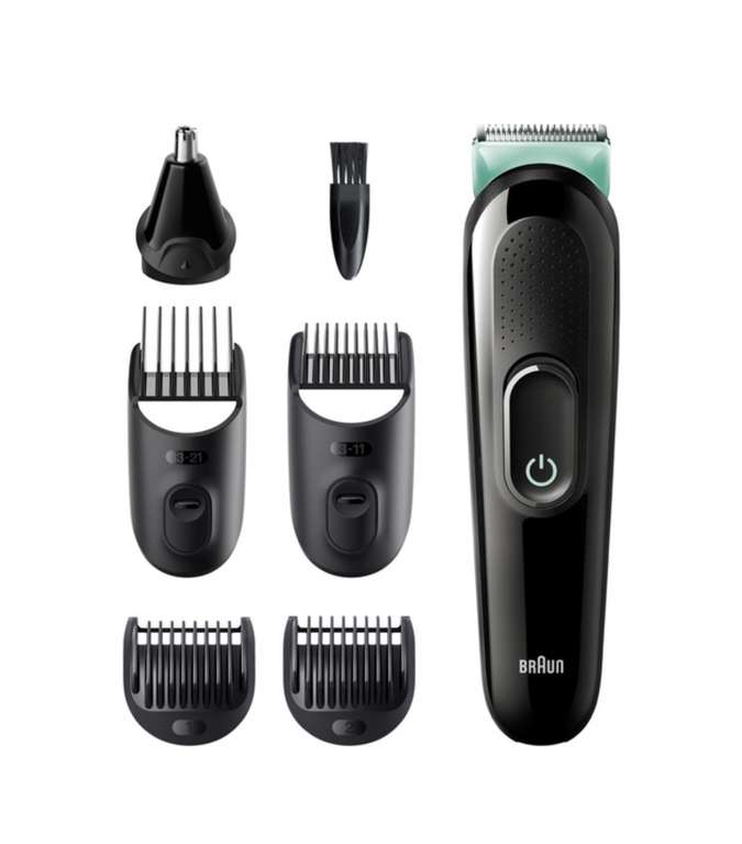 BRAUN MGK3221 6-in-1 Trimmer - Black & Green £19.99 with free click and collect @ currys