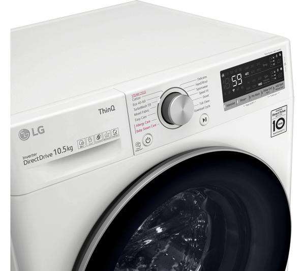 LG F4V710WTSA Washing Machine White 1400RPM 10.5KG £399 @ Sonic Direct
