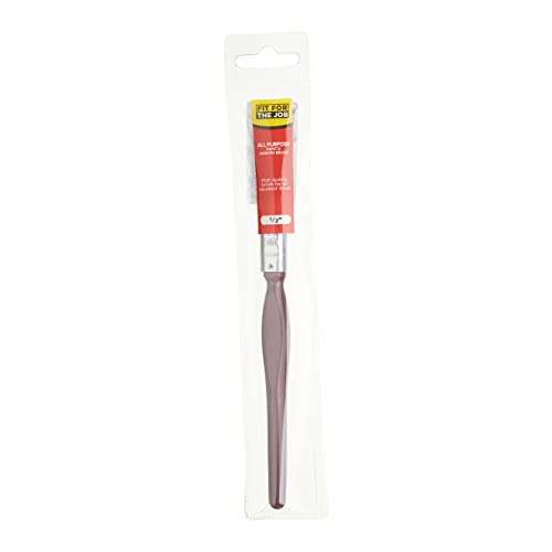 Fit For The Job 0.5 inch All Purpose Mixed Bristle Paint Brush for a Smooth Finish with Emulsion, Gloss and Satin Paints 49p @ Amazon