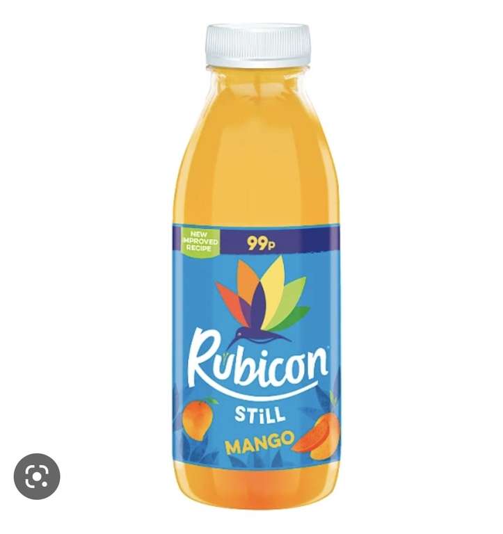 2 x 500ml Rubicon Mango Still Juice Drinks for £1 @ Heron Foods Kingstanding (NATIONWIDE)
