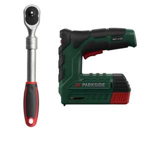 DIY Tools from 3 March - Parkside Cordless Nailer & Stapler - £19.99 / Parkside Extendable Ratchet - £11.99 (others in OP) In-Store @ LIDL