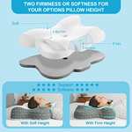 Elviros Cervical Memory Foam Neck Pillow with voucher - Mohan Limited FBA