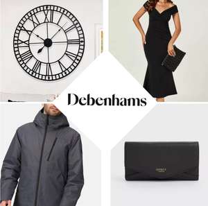 Up to 60% off Debenhams Mid Season Fashion, beauty & Home Sale + free delivery with code