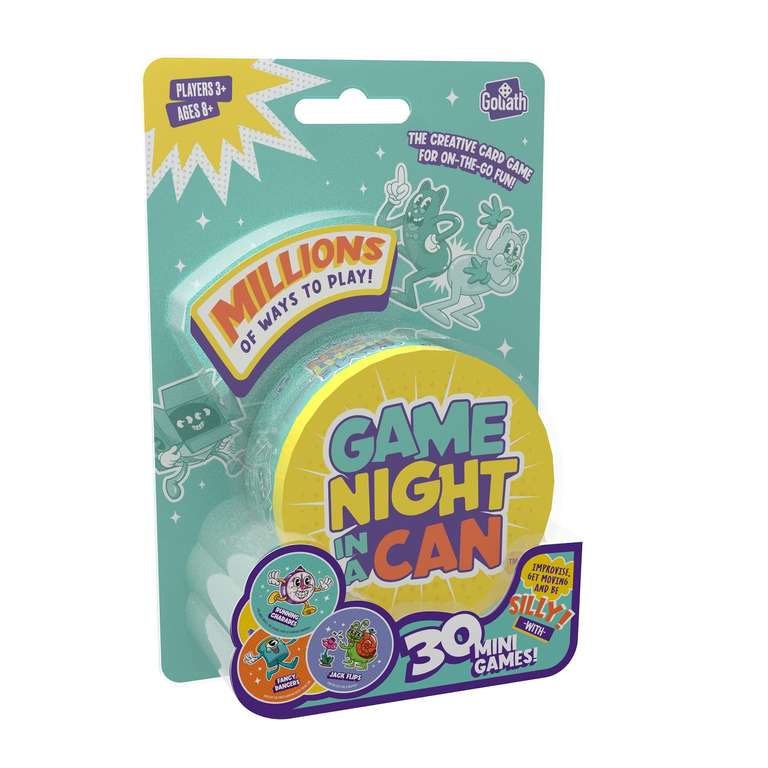 Game Night in a Can | Over 30 Hilarious & Creative Minigames | For 3+ Players | Ages 14+