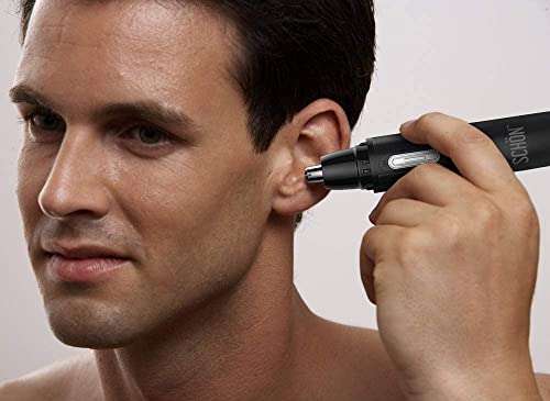 SCHON Stainless Steel Rechargeable 3-in-1 Eyebrow, Ear, Facial, & Nose Hair Trimmer/Clipper £3.99 Dispatches from Amazon Sold by I-Innovate