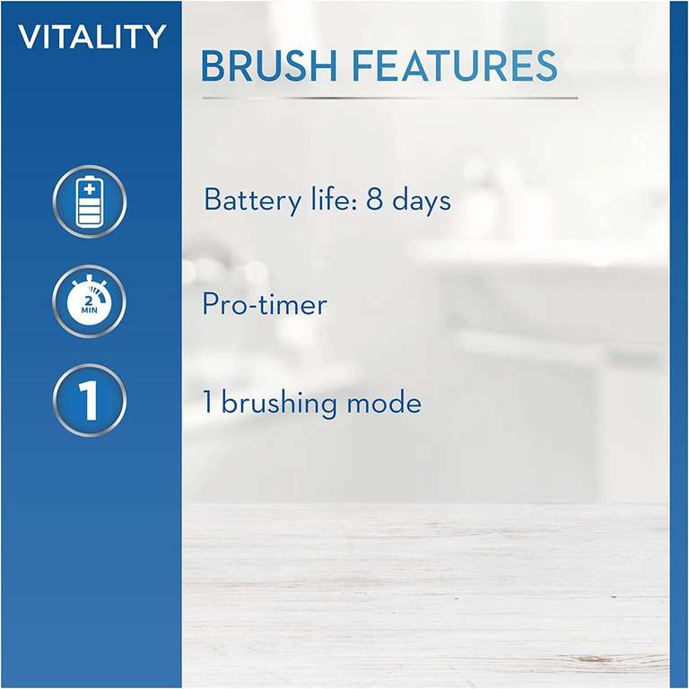 Oral-B Vitality Plus White & Clean Pink Electric Toothbrush - £19.99 + Free Click and Collect @ Superdrug