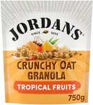 Jordans Granola Tropical | Breakfast Cereal | High Fibre | 4 PACKS of 750g (£9.50 / £8.50 S&S)