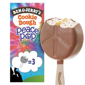 3pk Ben & Jerry's Peace Pops - 99p @ Farmfoods
