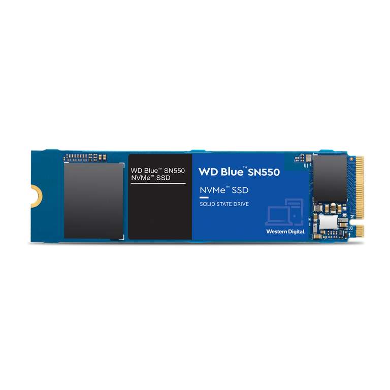 1TB - WD Blue SN550 PCIe Gen3 NVMe SSD 2400/1950MB/s R/W - 5 Years Warranty - £59.99 delivered @ Western Digital Shop